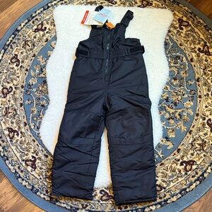 NWT Cat and Jack Black Kids Snow Pants size 4t